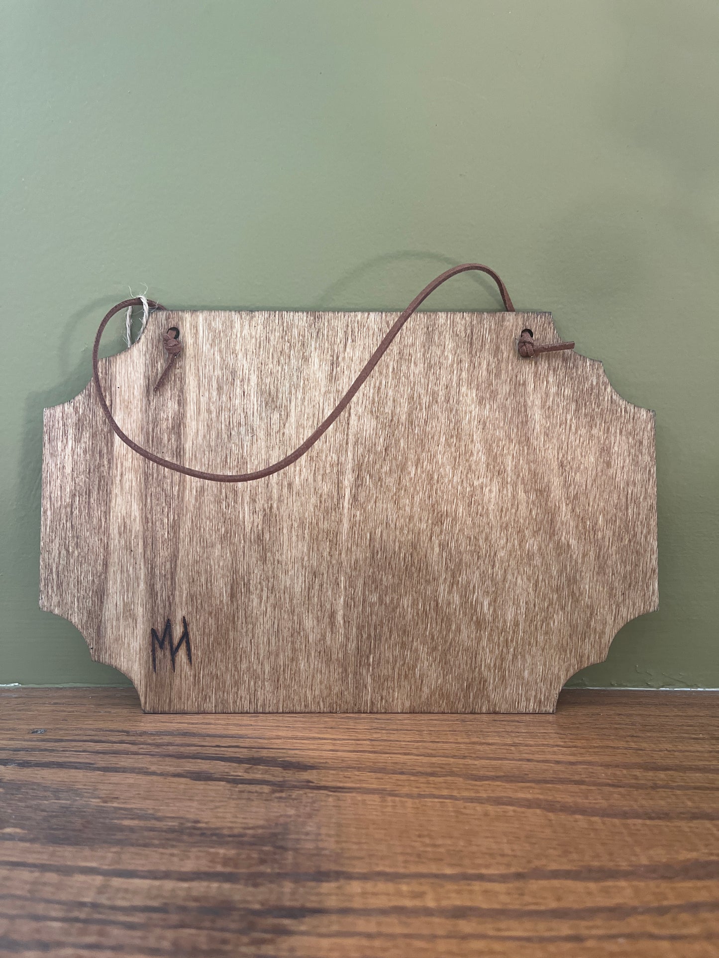 Our first house sign