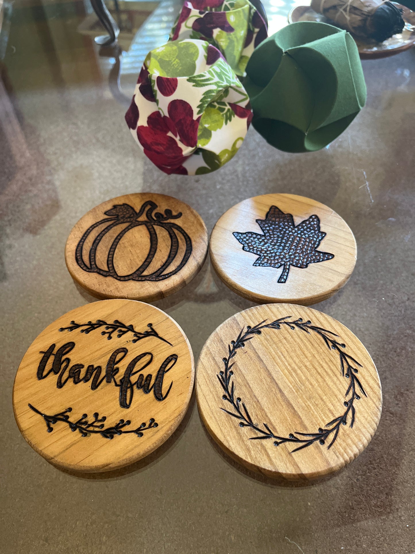 Thankful Coaster