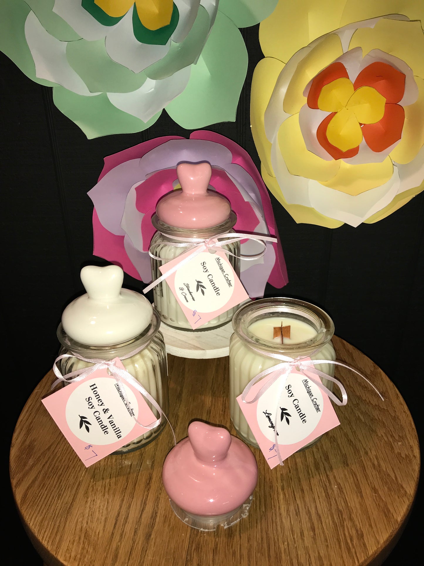 Valentine’s Day Soy Candle Jars